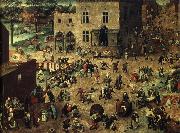 Pieter Bruegel barnlekar oil painting on canvas